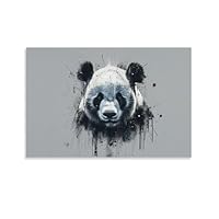 「予感」｜絵画 原画 抽象画 動物画 パンダの絵 イラスト アート ドローイング 予感」｜絵画 原画 抽象画 動物画 パンダの絵 イラスト アート